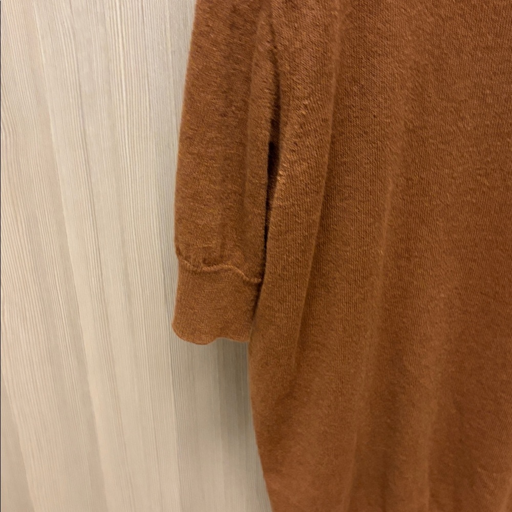 Drake's - Brown Knitted Linen-Cotton Short-Sleeve Polo Shirt - Size M - Picture 5 of 9